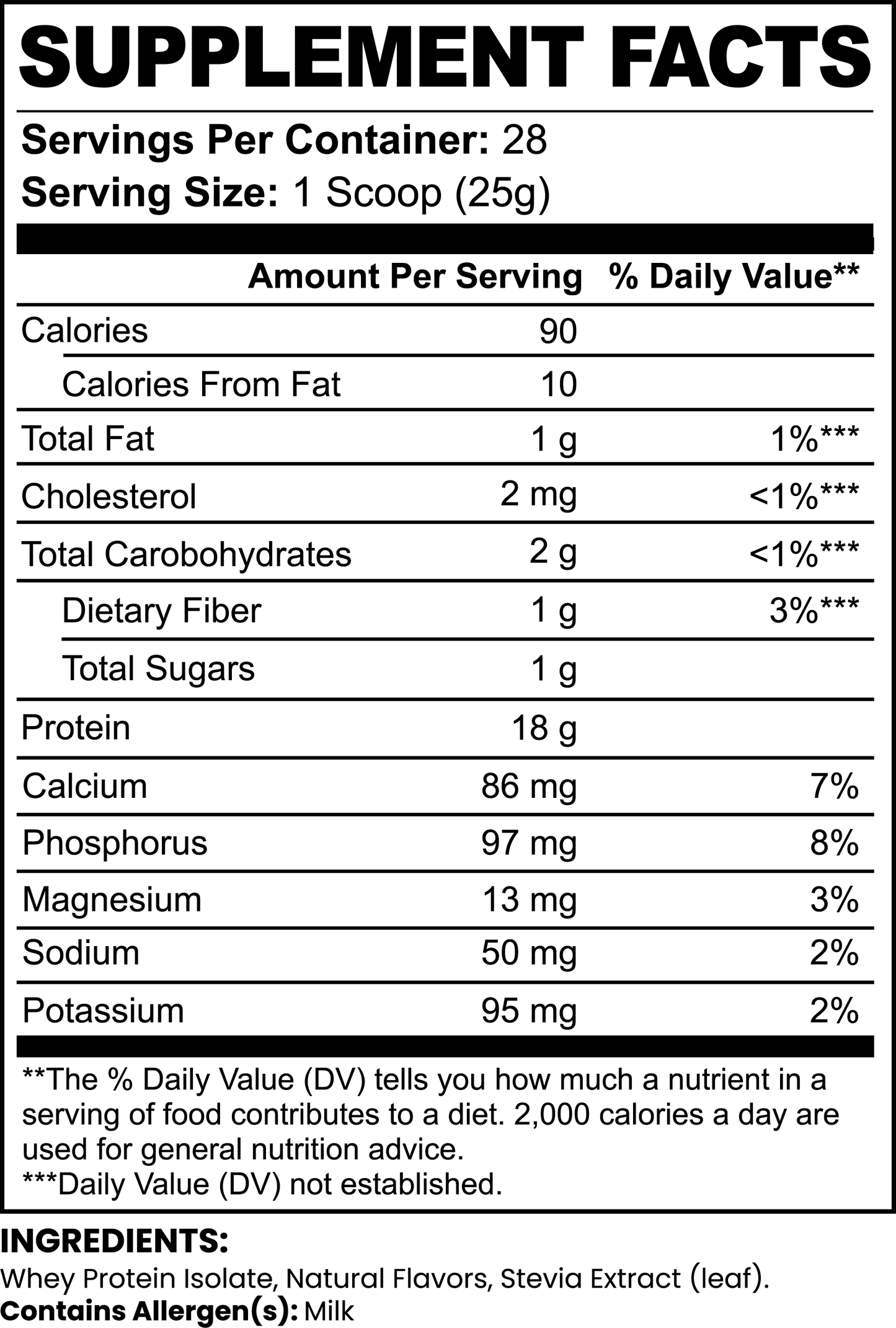 Grass-Fed Whey Protein Isolate (Chocolate)