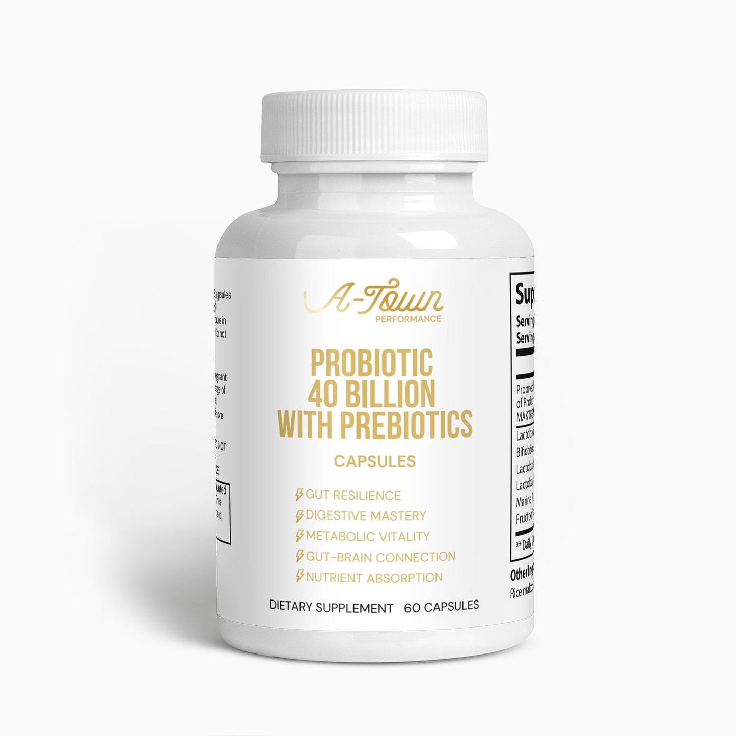 Probiotic 40 Billion with Prebiotics - A-Town Performance Specialty Supplements